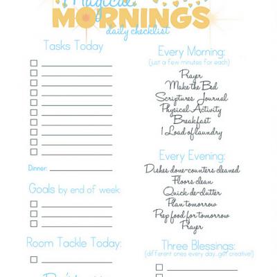 Daily Checklist Templates