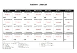 13+ Free Fitness Calendar Templates - Excel Templates