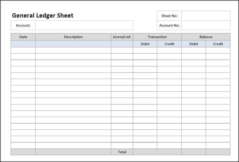 Business Ledger Template Google Sheets