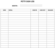 petty cash log template 111 - Excel Templates