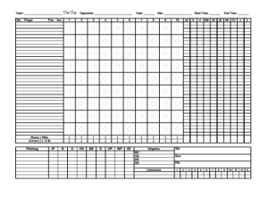 9+ Baseball Score Sheet Templates - Excel Templates