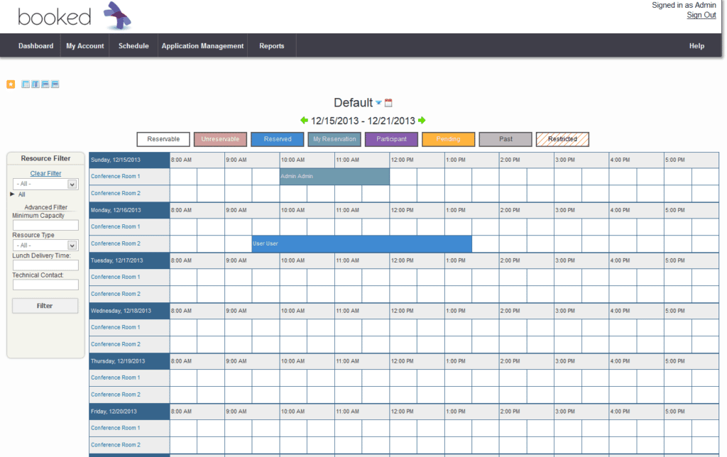 6 Conference Room Schedule Templates Excel Templates