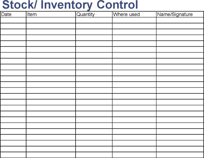 9 Stock Management Templates In Excel Excel Templates