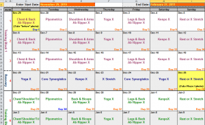 9+ Excel Workout Templates - Excel Templates