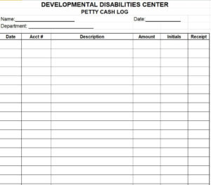 FREE 14+ Petty Cash Log Templates Excel - Excel Templates