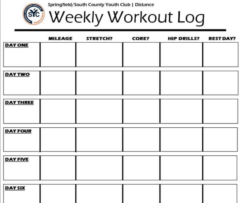 13+ Workout Templates Free [word, Excel] - Excel Templates