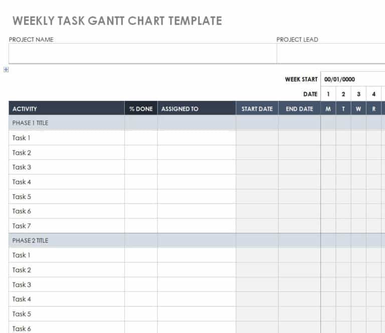 basic gantt chart maker word