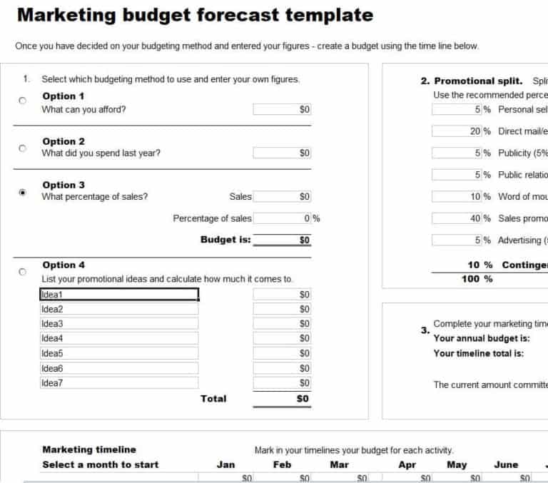 15+ Practical Marketing Budget Excel Templates - Excel Templates